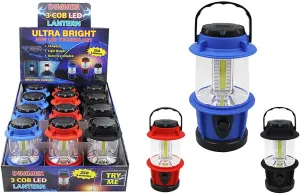 Diamond Visions 08-1917 3-COB LED Dimmable Lantern in Assorted Colors (1 Lantern)