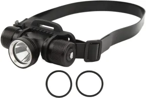 Diving Flashlight LED Underwater Waterproof 60m Diving Headlamp Headlight Head Mounted Dive Flashlight Head Light Lamp Torch