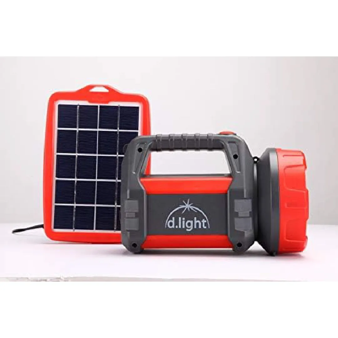 d.light T200 Portable Solar Lantern and Mobile Phone Charger for Camping