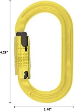 DMM Ultra O Locksafe 3-Stage Auto-Locking Carabiner LIME