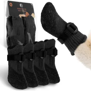 Dog Socks to Prevent Licking Paws，Dog Socks for Hardwood Floors Anti Slip Indoor,Sunmer Dog Paw Protectors for Dogs Hot Pavement Small