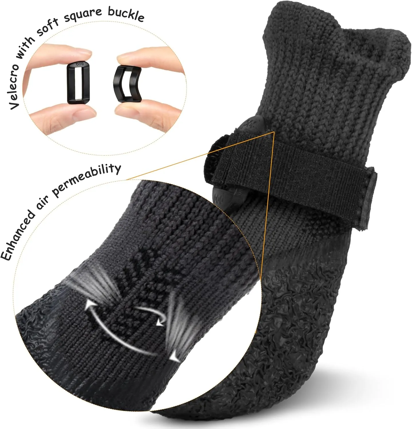 Dog Socks to Prevent Licking Paws，Dog Socks for Hardwood Floors Anti Slip Indoor,Sunmer Dog Paw Protectors for Dogs Hot Pavement Small