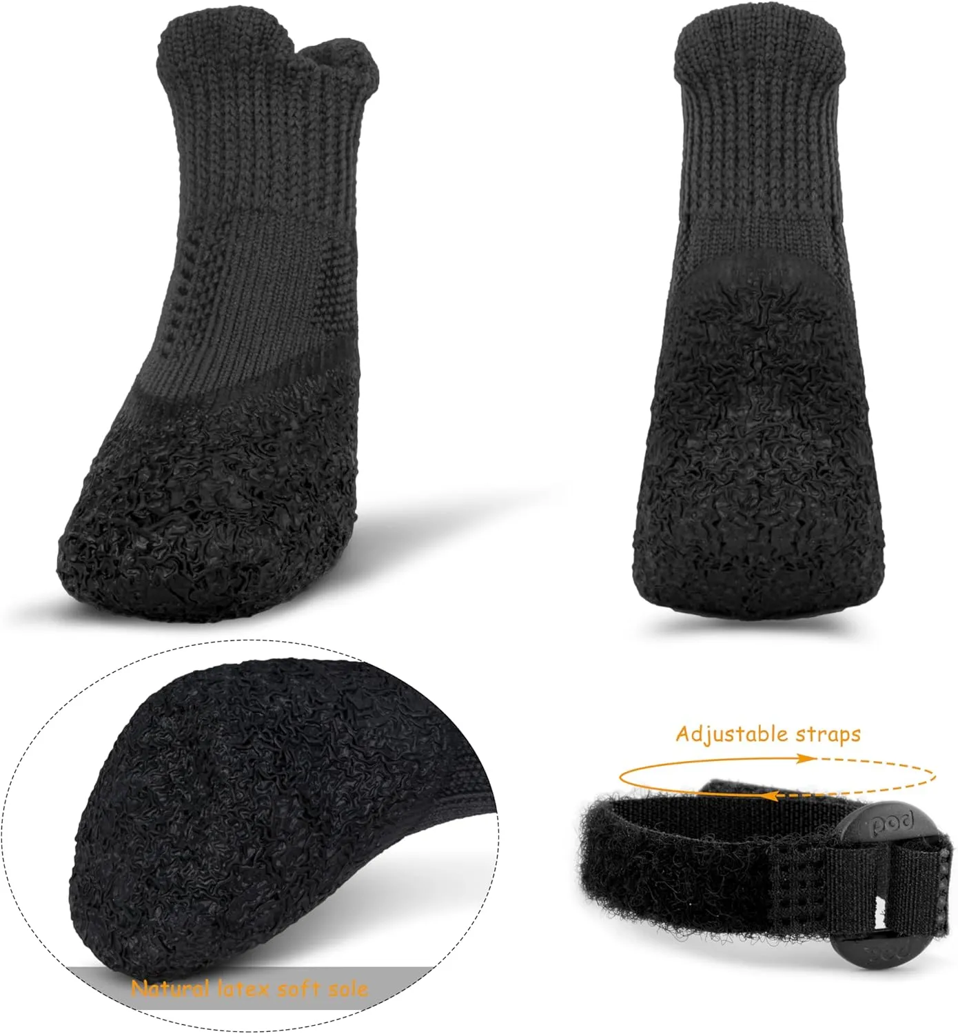 Dog Socks to Prevent Licking Paws，Dog Socks for Hardwood Floors Anti Slip Indoor,Sunmer Dog Paw Protectors for Dogs Hot Pavement Small