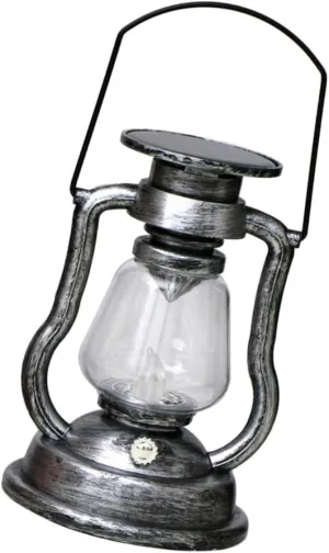 DOITOOL 1pc Retro Solar Lantern Outdoor Solar Lamp Vintage Handheld Kerosene Lamp Decorative Lamp for Home Garden Party