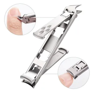 Double-head Folding Oblique Stainless Steel Nail Clippers