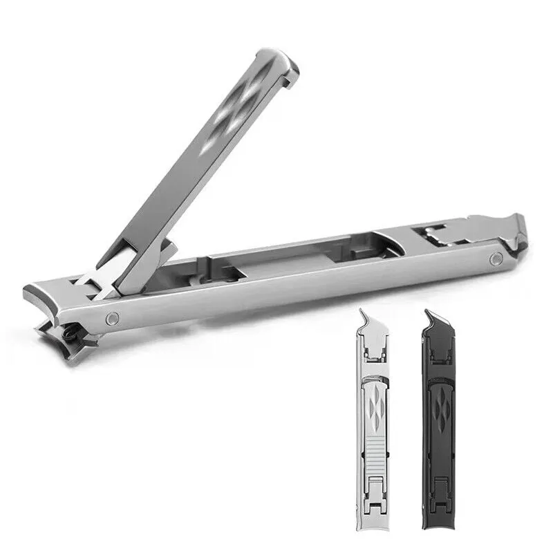 Double-head Folding Oblique Stainless Steel Nail Clippers