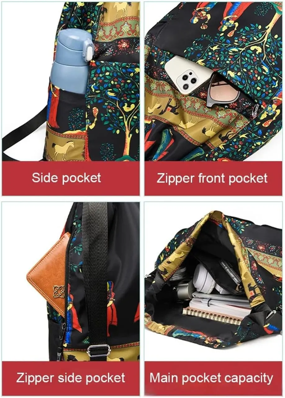 Drawstring Foldable Large Capacity Dry-wet Separation Travel Sports Backpack,Waterproof Lightweight Drawstring Gym Bag (2Pcs-b)