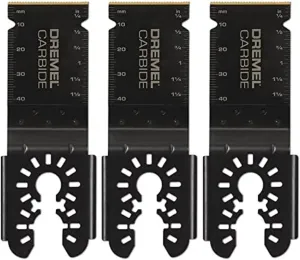 Dremel Multi-Max 1-1/2 in. Oscillating Tool Universal Carbide Flush Cutting Blades for Wood, Metal, and Cement