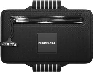 Drench IPX8 100% Waterproof Wallet for Men – Floating Dry Bag Pouch with Diving Suit Zipper, Removable Strap & Carabiner Clip – Lightweight Travel Wallet for Swimming, Snorkeling & Outdoor Adventures