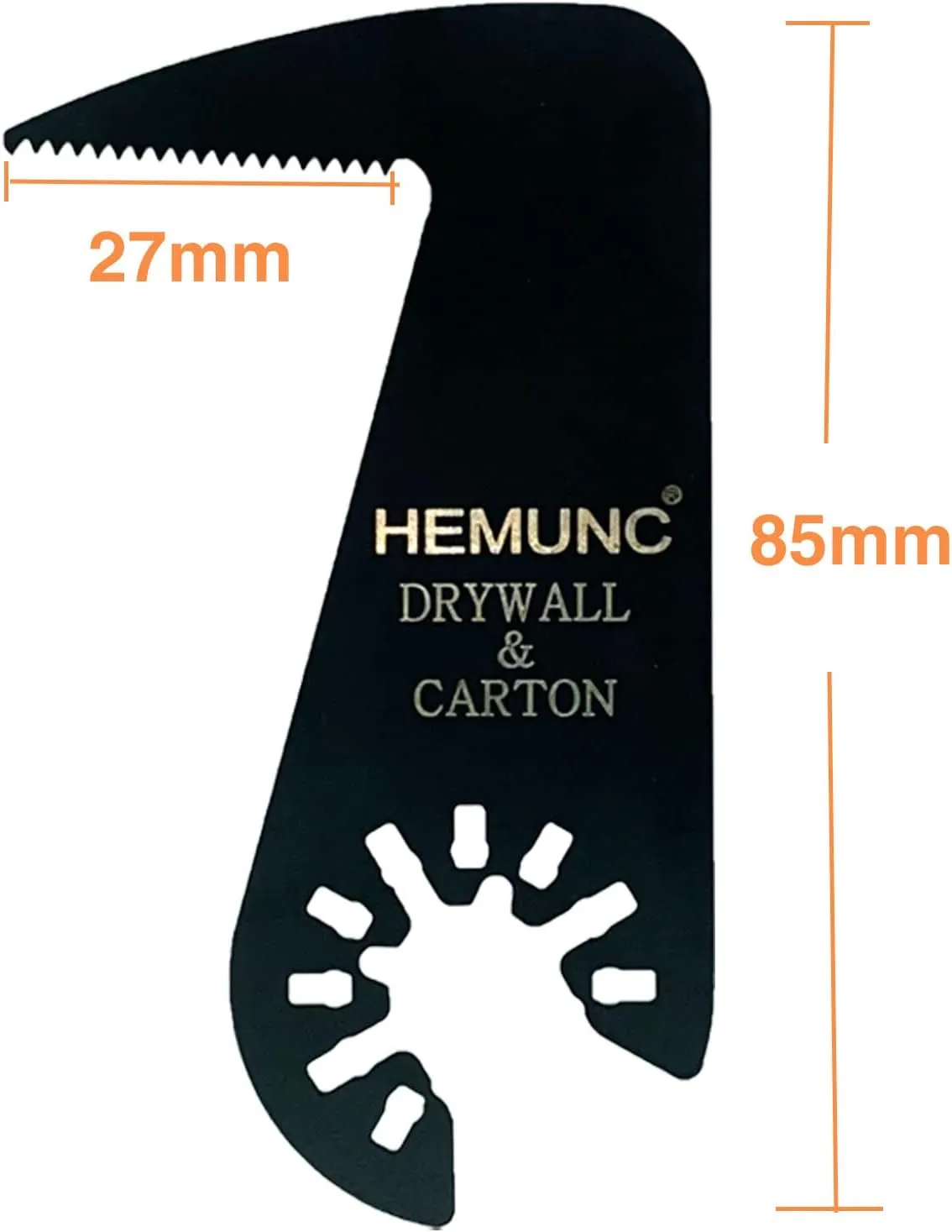 Drywall Blade for Oscillating Tool 6 Pack, Oscillating Saw Blades Fit Dremel, Dewalt, Fein Multimaster, Bosch, Makita, Milwaukee, Rockwell, Ryobi,Craftsman, Ridgid Multitool
