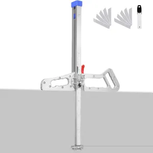 Drywall Cutting Tool, Board Cutters, Foldable Drywall Cutter, Manual Portable Hand Push Woodworking Cutting Tool, Fit 7/16" - Plasterboard, 17 pulleys, with 10pcs Spare Blade. (A)
