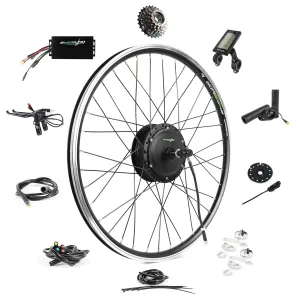 eBikeling Ebike Conversion Kit 36V 500W, 26" Rear Waterproof Electric Bike Conversion Kit, Add On Electric Bike Kit, Transform Your Bicycle with High-Performance E-Bike Technology