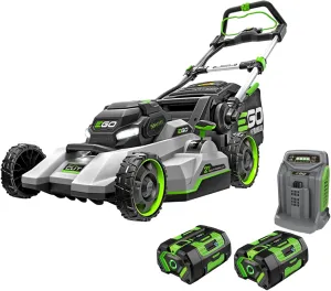 EGO POWER  Electric Lawn Mower, Self-Propelled Cordless with Select Cut and Touch Drive, Includes (2) 56V 6.0Ah Batteries and Rapid Charger - LM2134SP-2