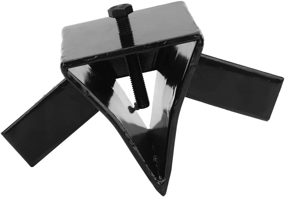 Ejoyous Wood Splitter Cutter Head, Electric Hydraulic Wood Splitter Cross Cutter Head, Log Splitter Wedge Steel Woodcutter Head for Horizontal Wood Splitters