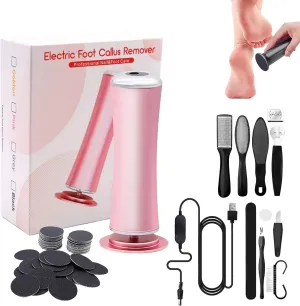 Electric Foot Callus Remover, Electric Foot Callus Remover for Women, Electric Foot Filer for Men, 360 Rotation with 60PCS Sanding Discs