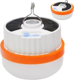 Emergency Solar Lantern for Camping, 50W/100W, with USB-C and Hook, Ideal for Night Markets & Outdoor Activities