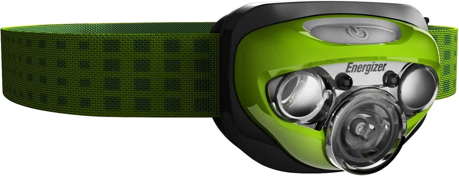 Energizer LED Headlamp with HD  Vision Optics 4 Modes with Batteries Included
