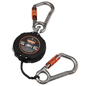 Ergodyne Squids 3011 Retractable Tool Lanyard - Locking Carabiner   Swivel Carabiner Mount