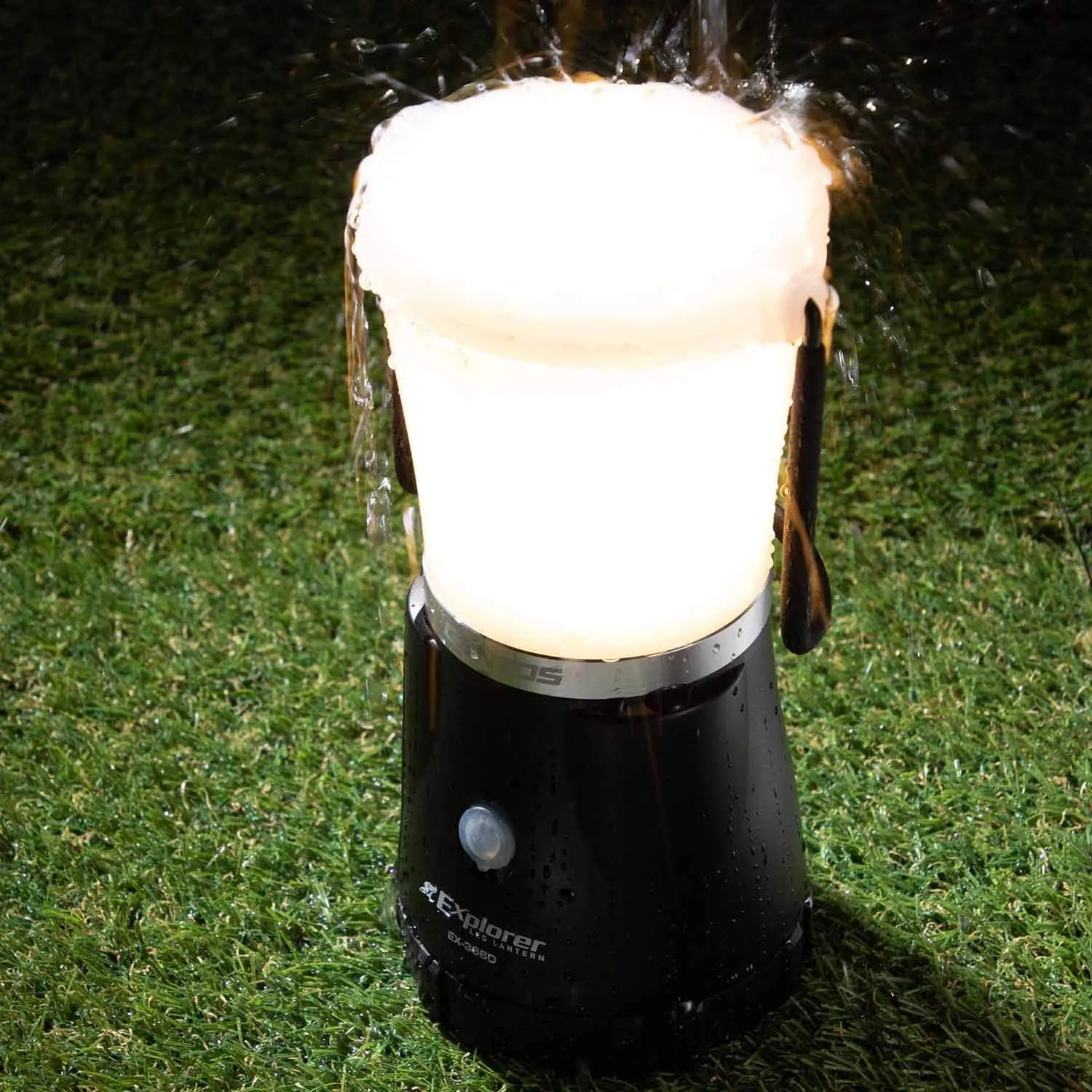 EX-366D LED Lantern, Rechargeable, Dedicated Rechargeable Battery/AA Battery Operated, 1000 Lumens, Explorer, Camping, Outdoor, Light, Disaster Preparedness