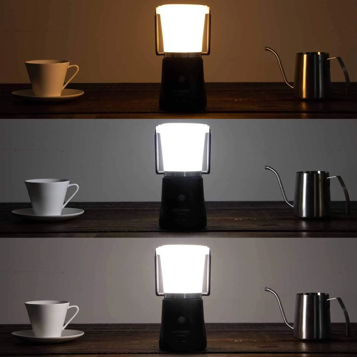 EX-366D LED Lantern, Rechargeable, Dedicated Rechargeable Battery/AA Battery Operated, 1000 Lumens, Explorer, Camping, Outdoor, Light, Disaster Preparedness