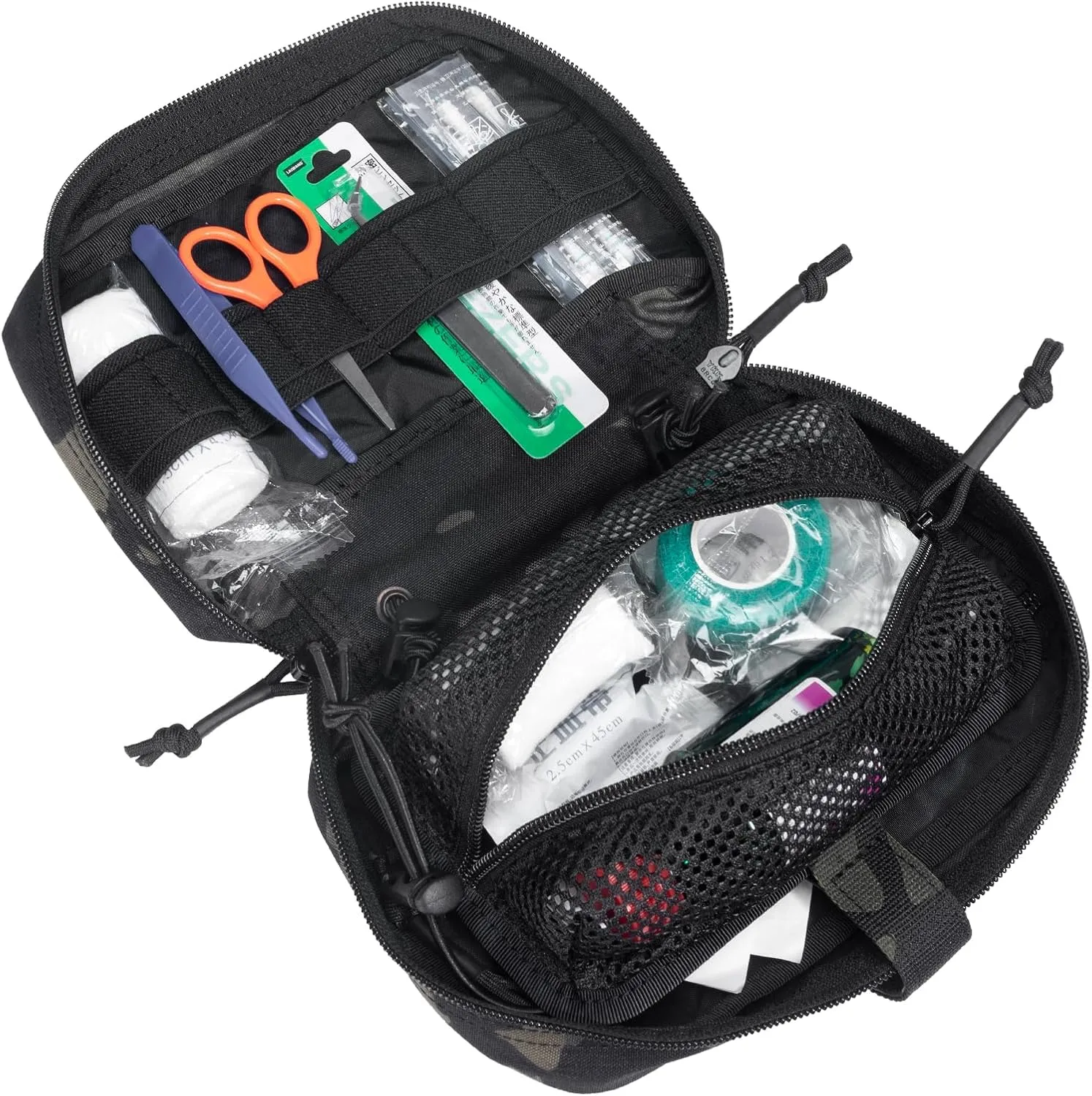 EXCELLENT ELITE SPANKER Tactical First Aid Pouch IFAK Rip Away Molle EMT Pouch Compact Admin Pouch Medical Utility Pouch Emergency Survival Kits for Tactical Vest,Backpack