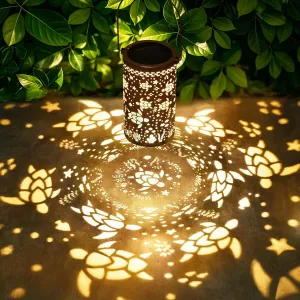 Fabuday Sea Turtle Outdoor Solar Lantern Waterproof - Hanging Solar Power Lights Led for Outside, Garden Decor for Patio, Porch, Balcony, Yard and Deck, Gardening Decorations Gifts for Women Mom