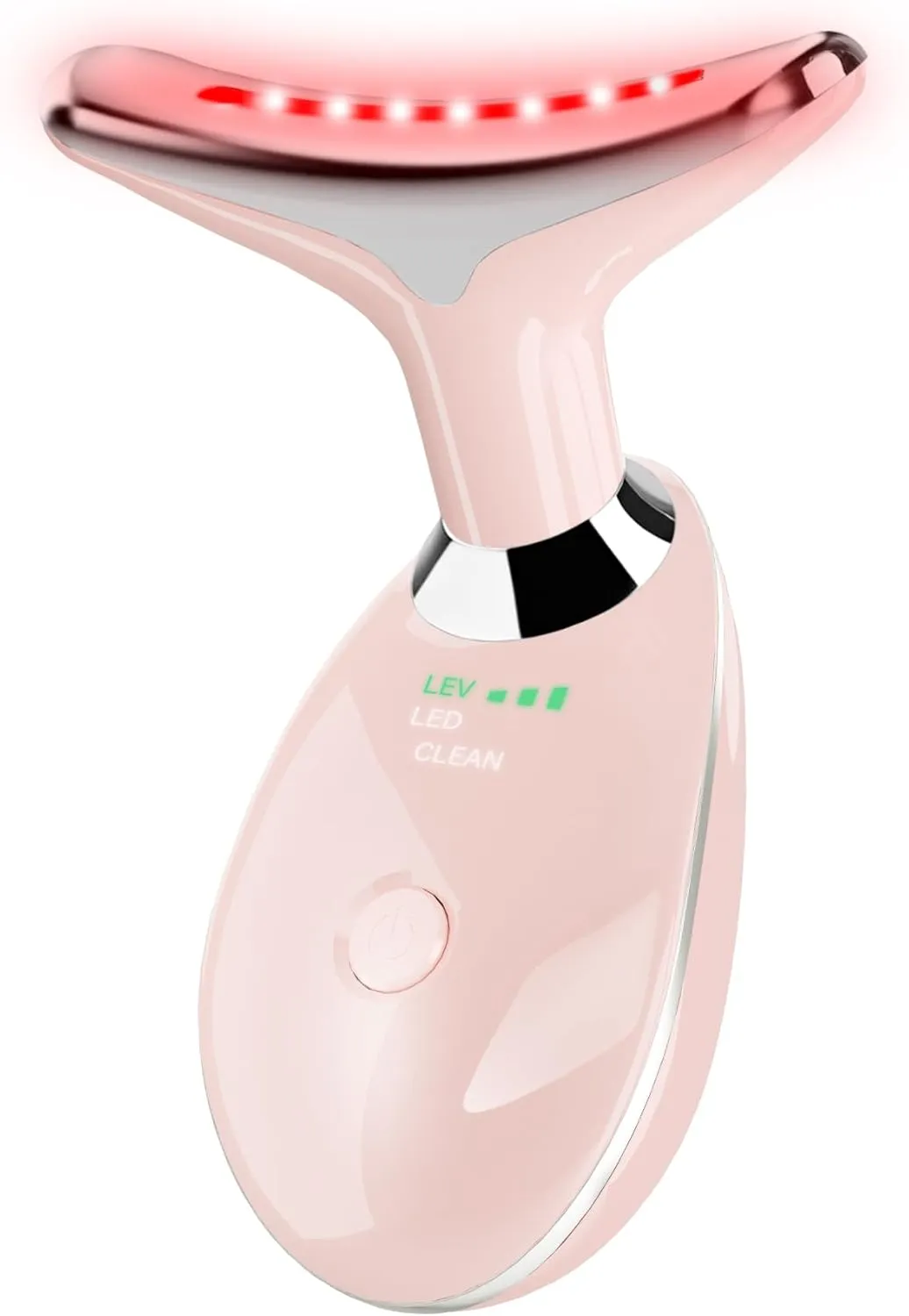 Facial Massager, Portable Face Neck Massager Wand for Skin Care (Pink)