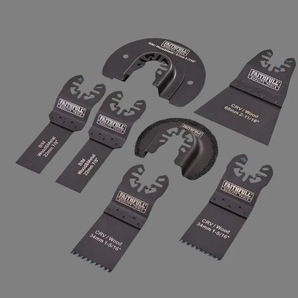 Faithfull 7 Piece Multi-Tool Blade Set