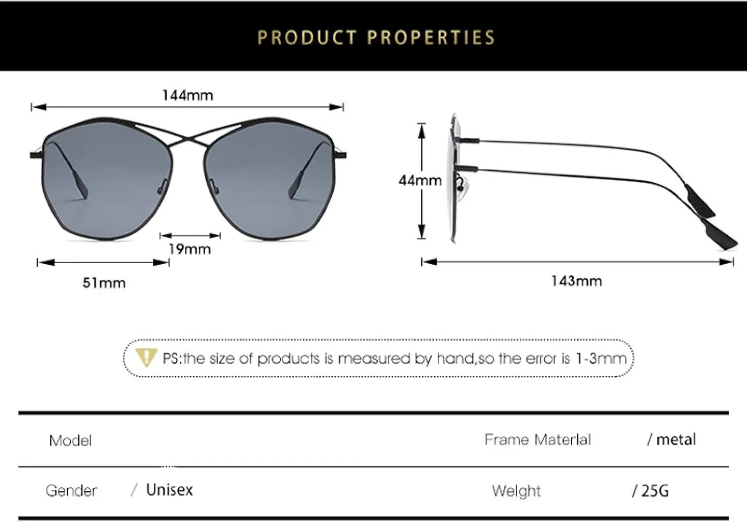 Fashion Trendy Oval Sunglasses Women Men Luxury Metal Sun Glasses Outdoor Travel Shades Uv400