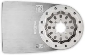 Fein Flexible Scraper Blade for MultiMaster Tools - Efficient Removal of Silicone, Acrylic Caulks and Stickers, Short Version, Starlock Mount - 63903165210