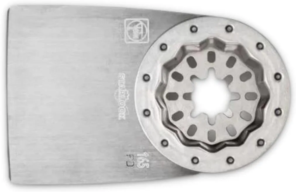 Fein Flexible Scraper Blade for MultiMaster Tools - Efficient Removal of Silicone, Acrylic Caulks and Stickers, Short Version, Starlock Mount - 63903165210
