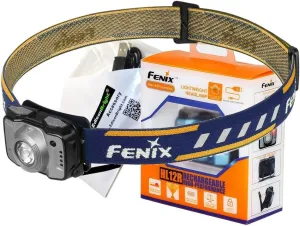 Fenix HL12R USB rechargeable 400 lumen CREE LED headlamp with EdisonBright USB charging cable (Grey)