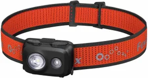 fenix HL16 Black Lightweight Multipurpose Headlamp | 450 lumens | 104m | 100 Hrs Max | AAA Powered | Red Light Mode | SOS Function | IP66