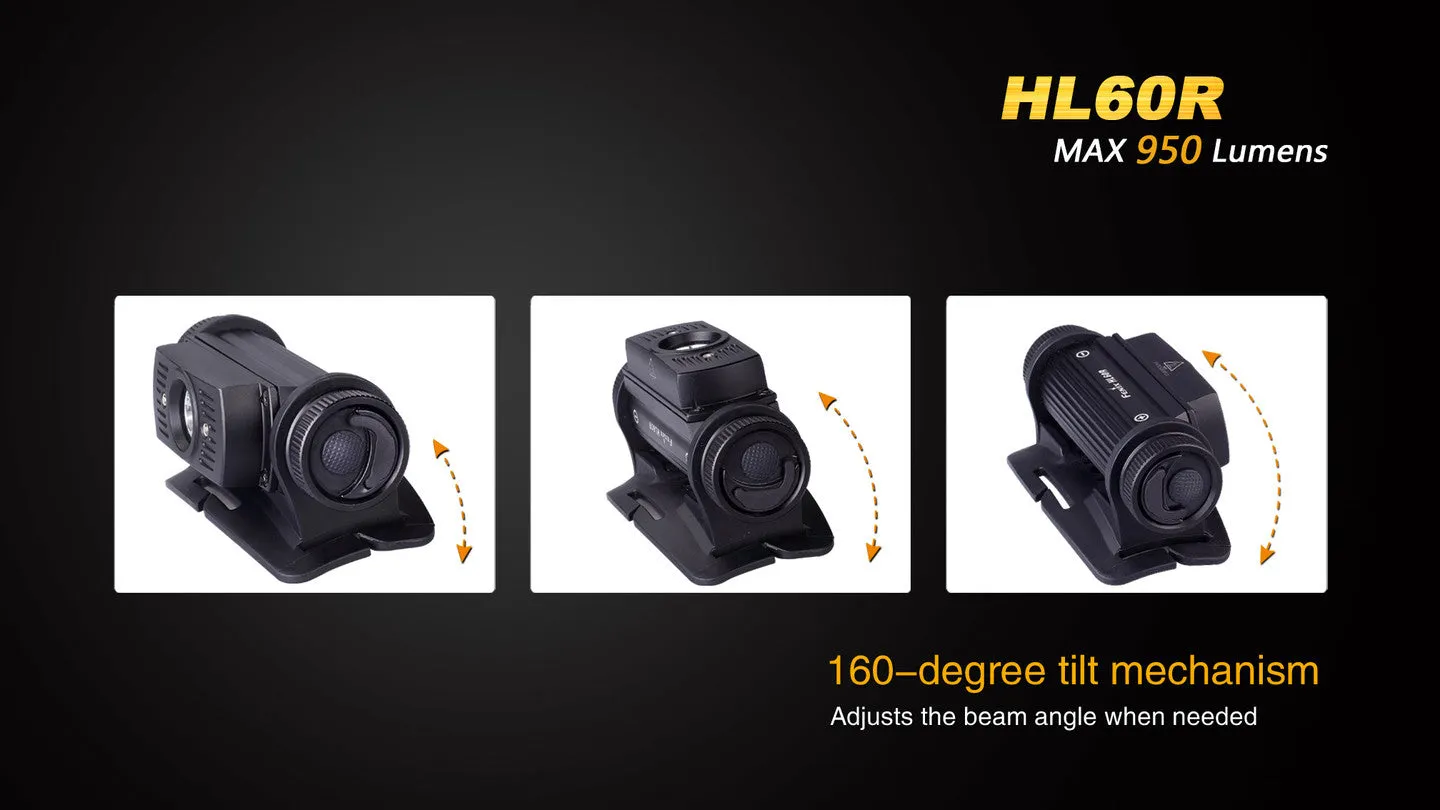 Fenix HL60R DUAL LIGHT SOURCE RECHARGEABLE HEADLAMP