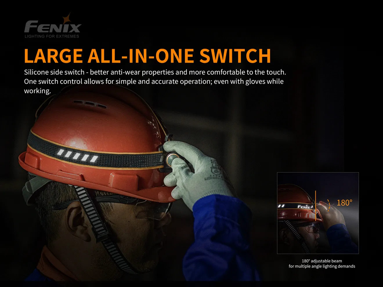 Fenix HM61R Multifunctional Rechageable Headlamp