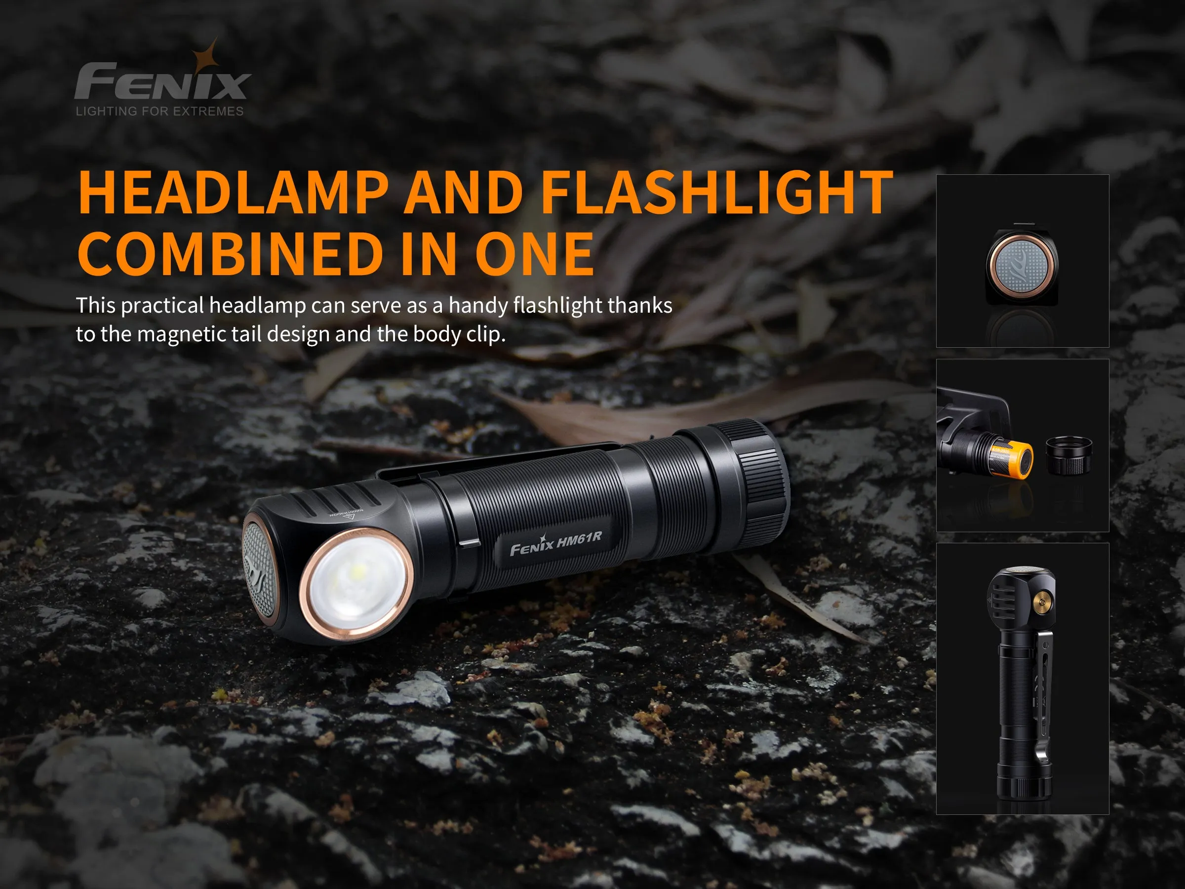 Fenix HM61R Multifunctional Rechageable Headlamp