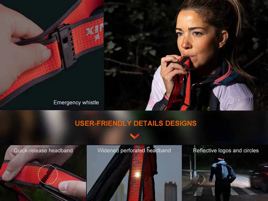 Fenix HM65R-T V2.0 Dual Light Sources Headlamp 1600 Lumens
