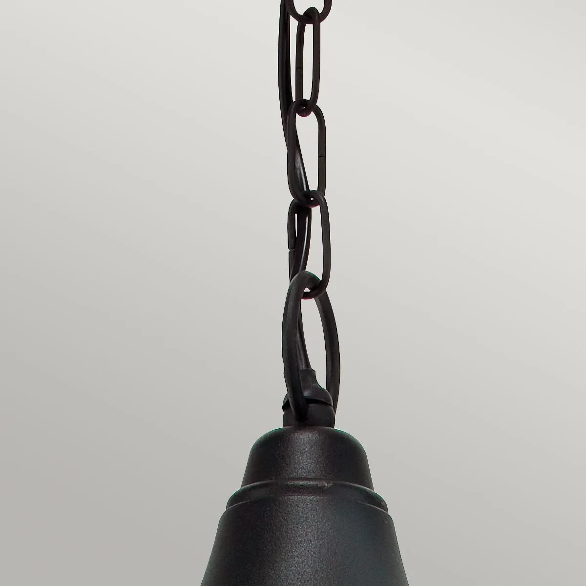 Firenze 1 Light Chain Lantern - Black  | Black