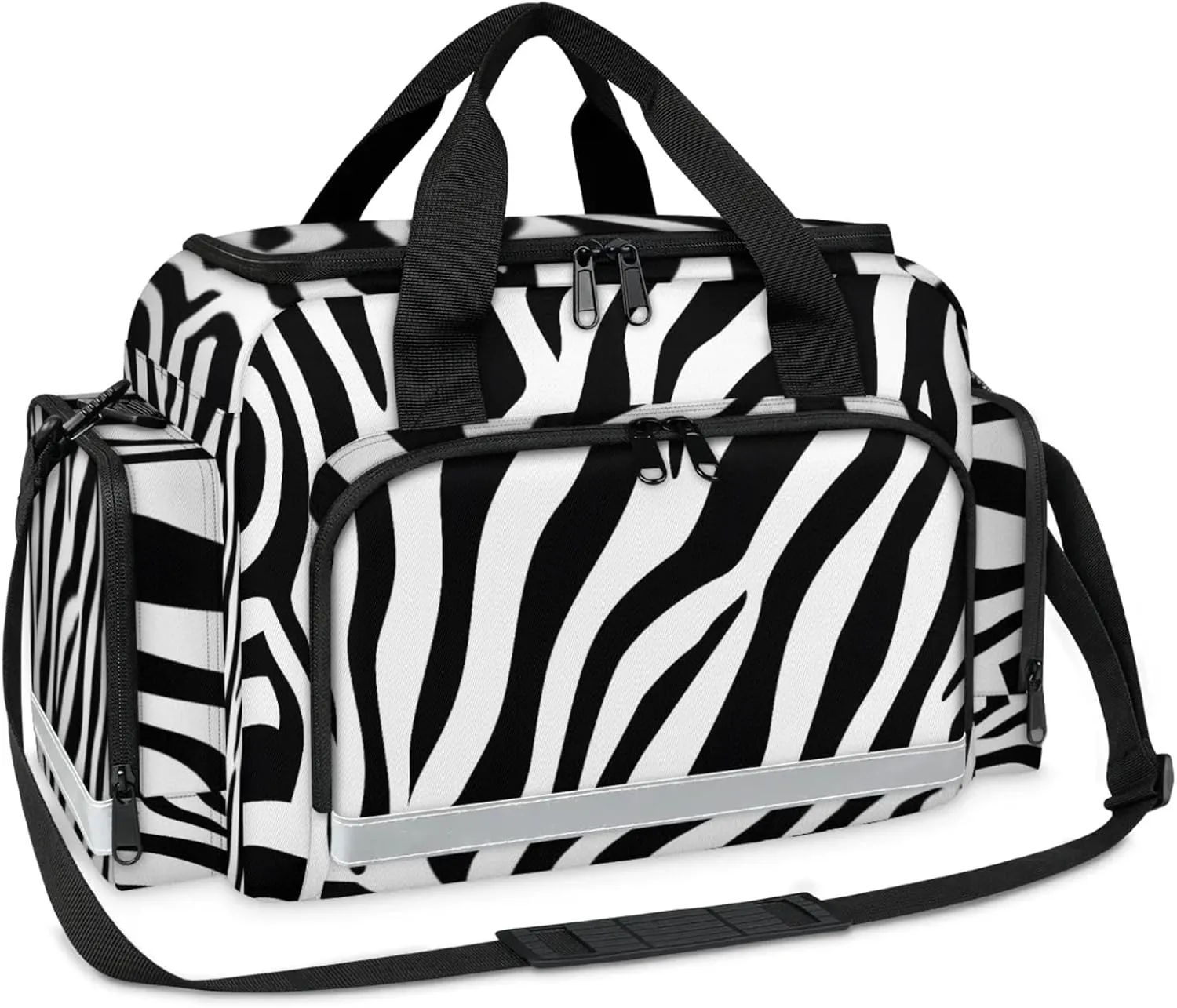 First Aid Bags Empty, Dynamic Leopard Print Emergency Bag First Aid Kit Multiple Compartment Kit Carrier On Call Trauma Bag For Paramedics Emergency Medical Supplies Kit
