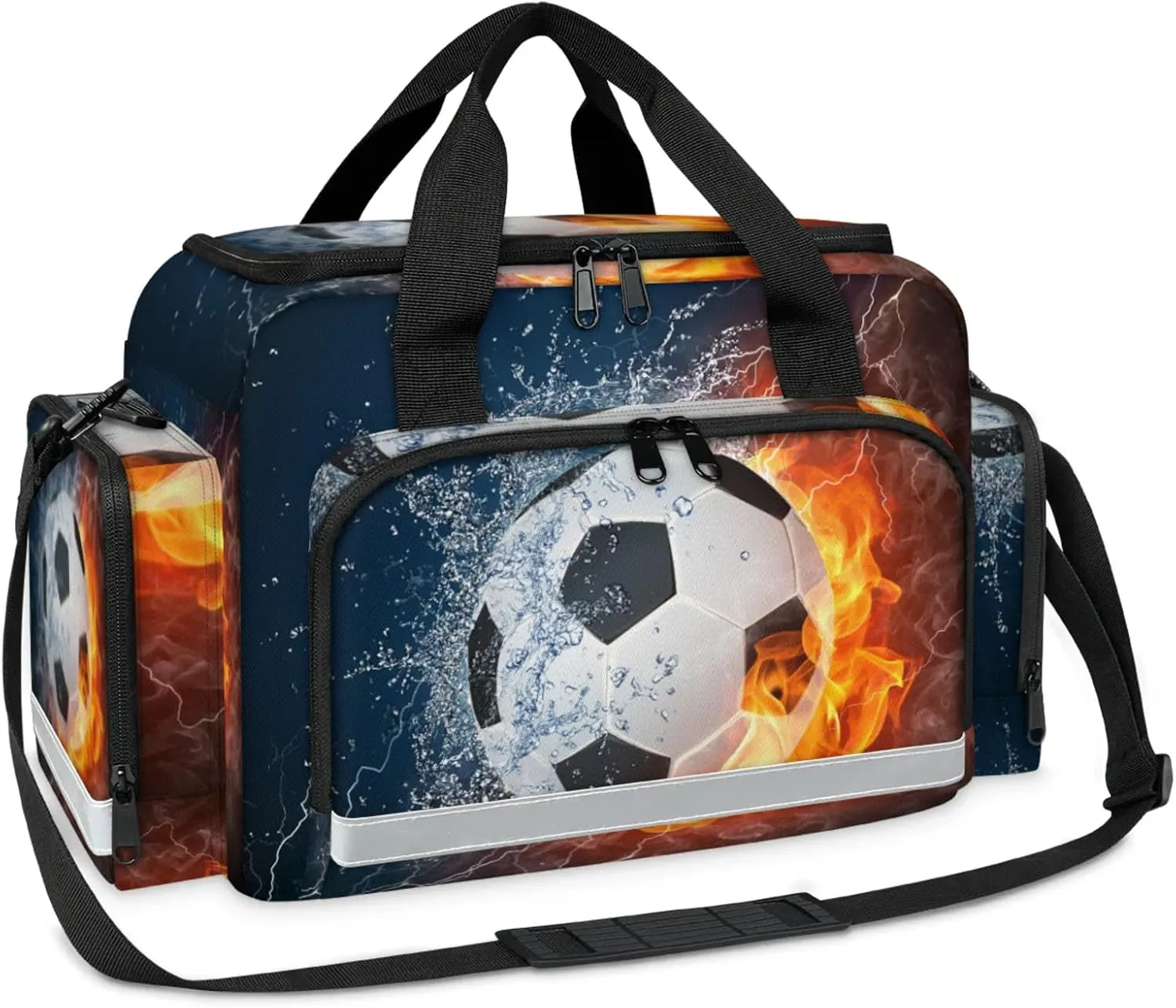 First Aid Bags Empty, Water Fire Soccer Emergency Bag First Aid Kit Multiple Compartment Kit Carrier On Call Trauma Bag For Paramedics Emergency Medical Supplies Kit