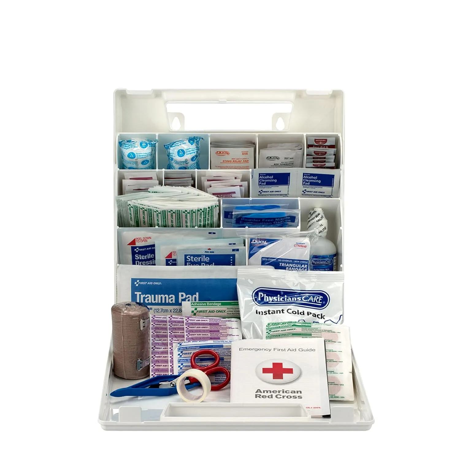 First Aid Kit 225-AN 50-Person - 195 Pieces - EXPIRED