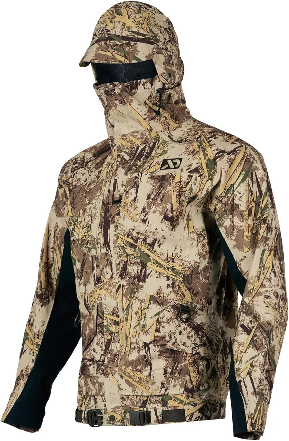 First Lite Men's LZ Jacket - Waterproof Breathable Camo Duck Hunting Shell