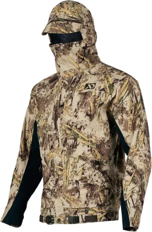 First Lite Men's LZ Jacket - Waterproof Breathable Camo Duck Hunting Shell