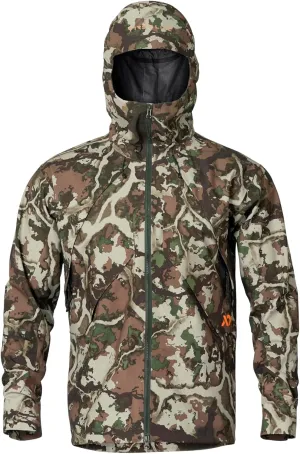 First Lite Men's Omen Stormshelter Jacket - Waterproof Durable Camo Hunting Rain Shell