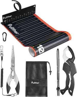 Fishing Tool Kit,9.2" Fish Gripper,53in Fish Ruler,Fishing Pliers,Fishing Gear,Fishing Gifts for Men