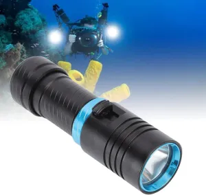 Flashlight, Waterproof Underwater Flashlight, IPX8 100M, LED L2 Endlessly Dimmable, 5000LM Diving Flashlight, Underwater Lights, for Deep Sea Underwater Cave, Lantern Lights