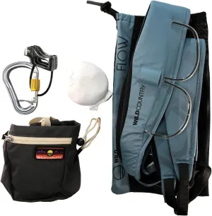 Flow 2.0 Men’s Rock Climbing Harness - Adjustable Harness for Sport & Indoor Climbing