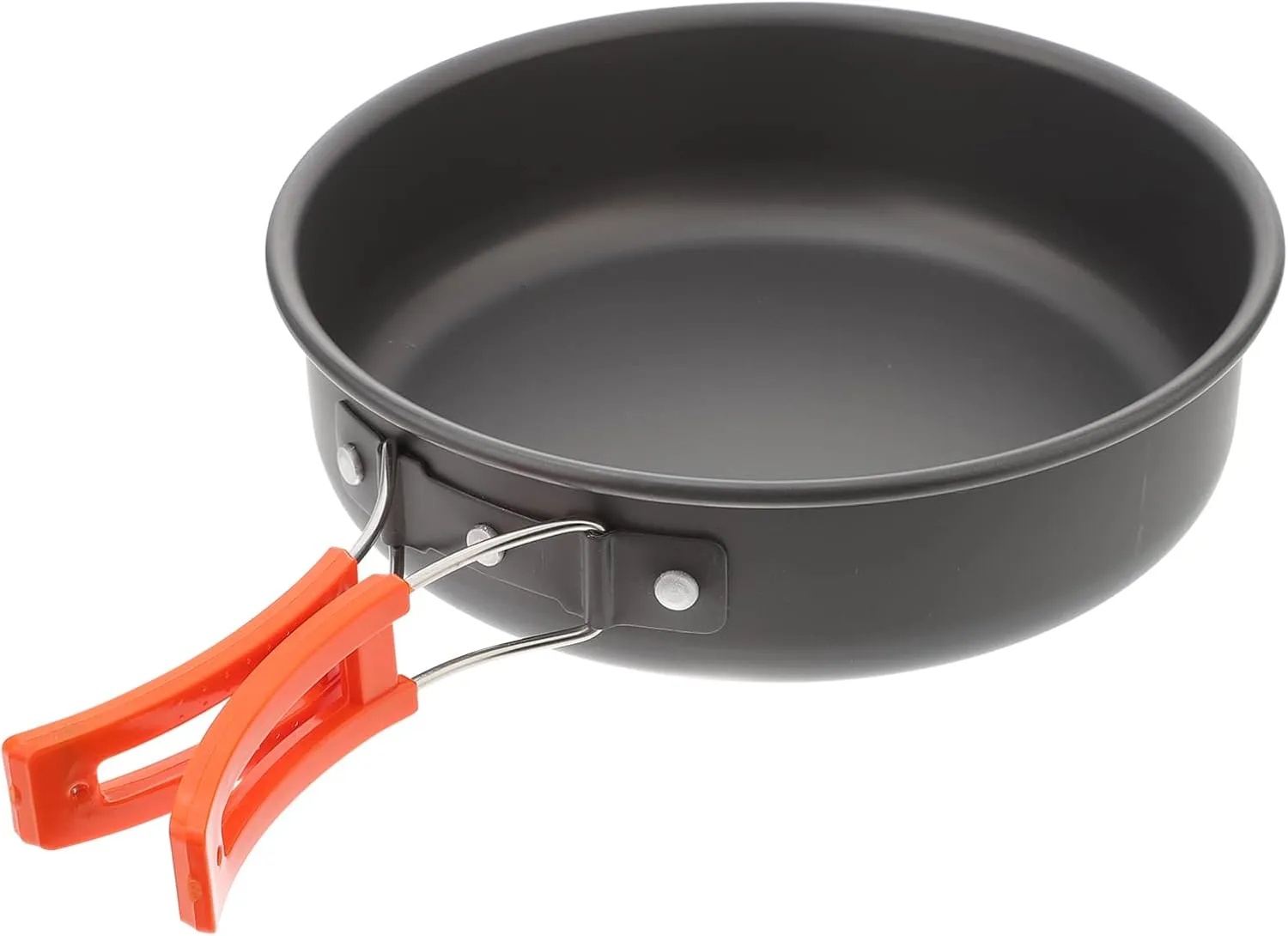 Foldable Camping Pot Non-Stick Cooking Pan Lightweight Outdoor Cookware