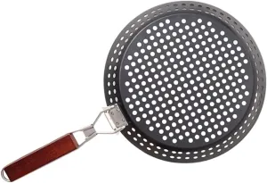 Foldable Grilling Skillet Multi Function Steak Pan for Camping Bbq and Outdoor Cooking Lightweight Design with Handle for Easy Carrying and Use