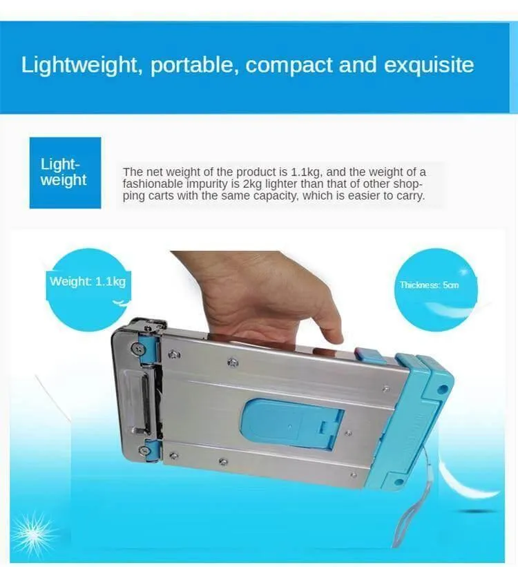 Foldable Hand Cart - Portable Utility Trolley